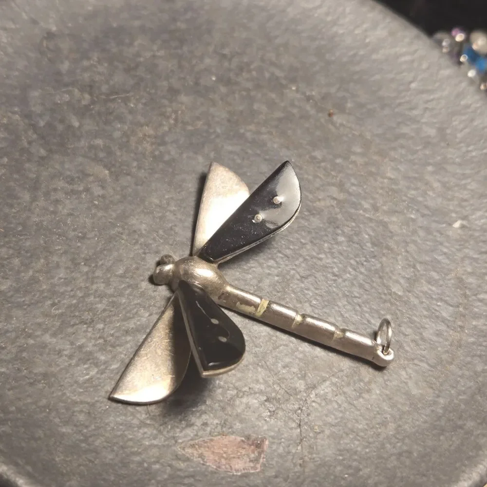 Mexico Dragonfly Sterling Silver Pendant